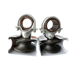 Pressed Steel Nylon Cantilever for Square Pipe